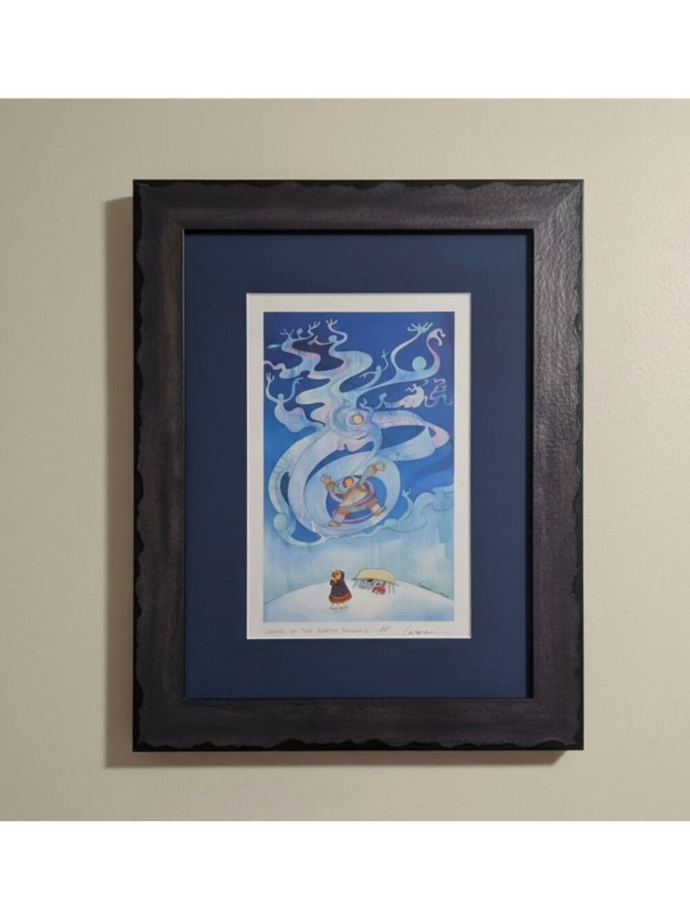 Legend Of The Aurora Borealis Framed Art Print Signed By Larsson 2003 Limited Ed